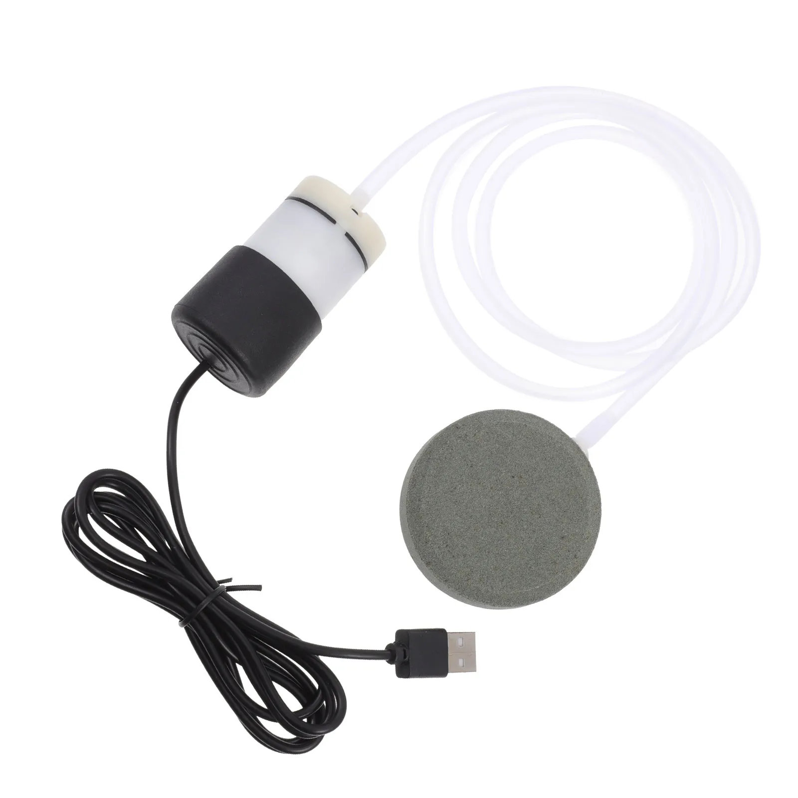 

Oxygen Pump for Aquarium Fish Tank Air Aerator Pumps USB Lightweight Portable Durable ABS Suitable Various Tanks Pet Supplies