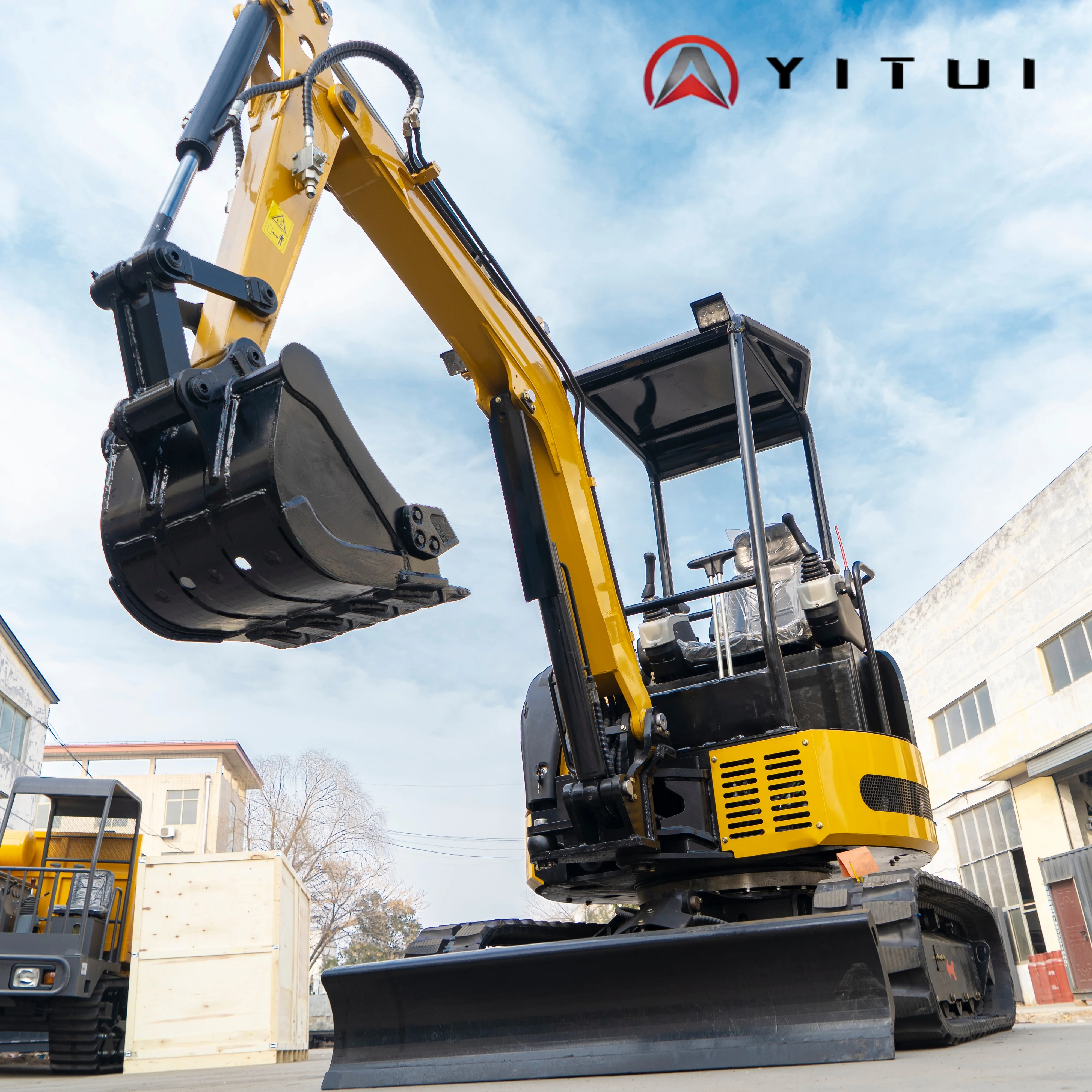 Customized 3.5 Ton Mini Excavator High Tonnage Small Digger Euro 5 Multifunctional Small-Scale Engineering EPA