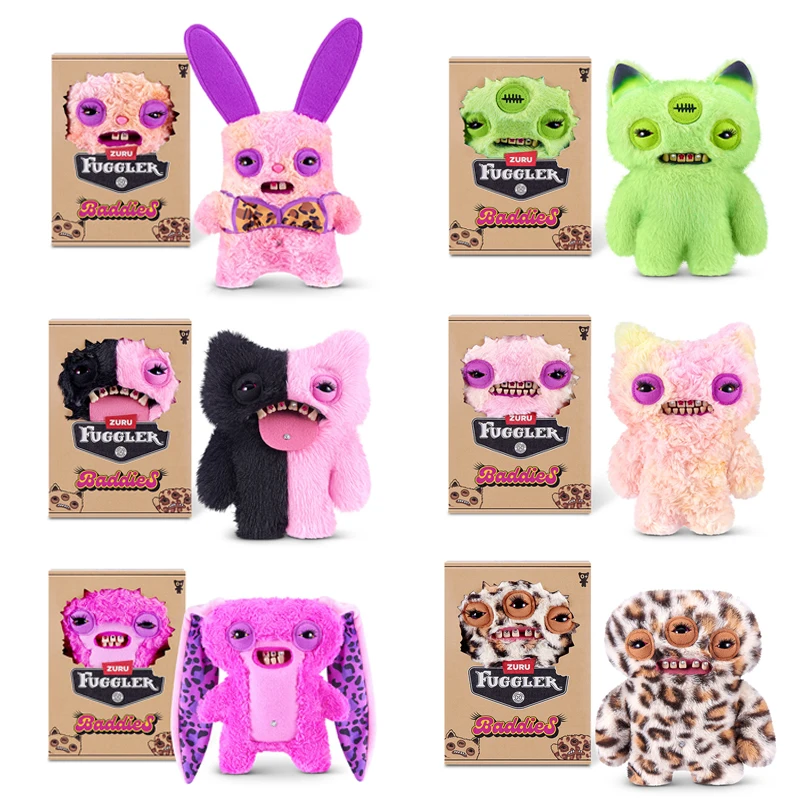 

Fuggler Baddies Series Plush Doll Toy Ugly Kawaii Teeth Rabbit Monster Tooth Accessories New Hot Funny Children Birthday Gifts