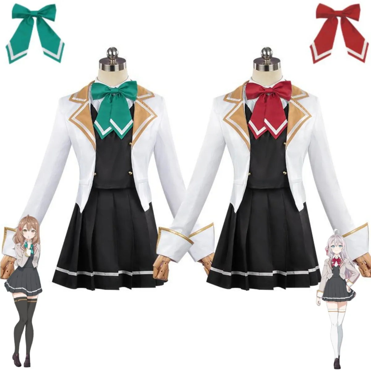 Anime Alya Sometimes Hides Her Feelings in Russian Suo Yuki Alisa Mikhaylovna Kujo Cosplay Costume Japanese School Uniform Suit