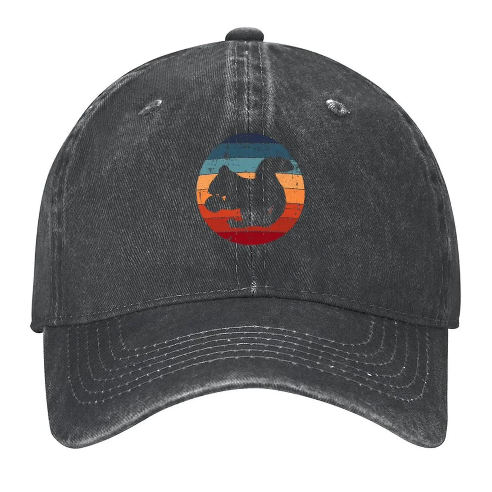 

Squirrel Retro Vintage Sunset Animals Men Women Baseball Cap Hat men custom caps Hat Beach Hats For Women Men's