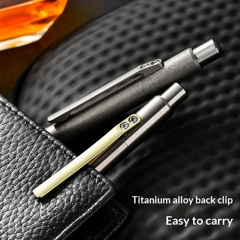 Titanium Alloy Tactical Self-Defense Multi-Functional Gravity Safety Pen for Outdoor Use  zsb011