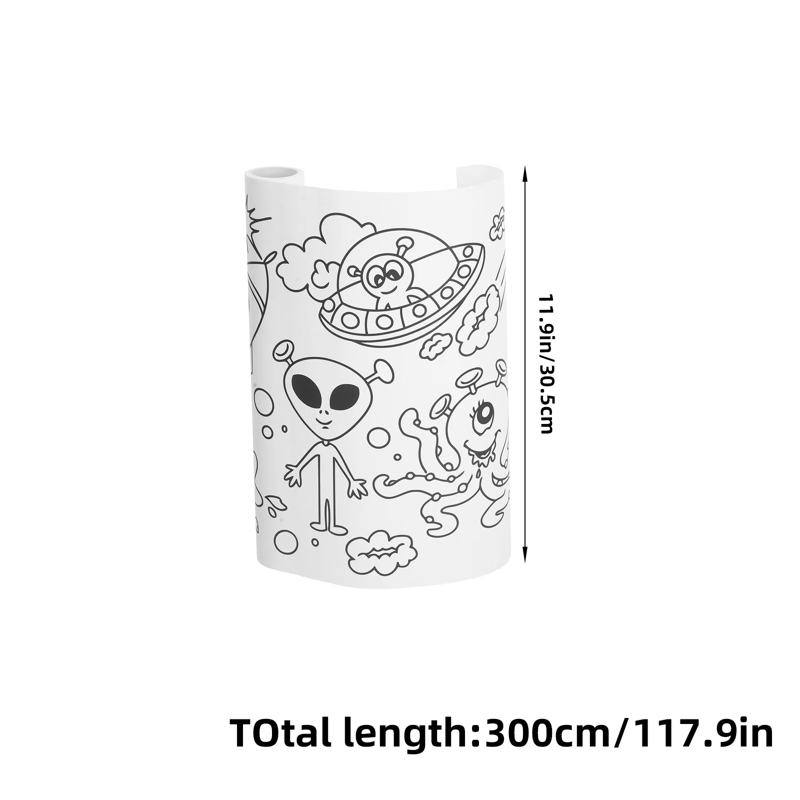 Kinder-Graffiti-Zeichenrolle, Dinosaurier-Thema, große, wandfreundliche Malpapierrolle, einfaches Ausmalen für kreative Kunst früh