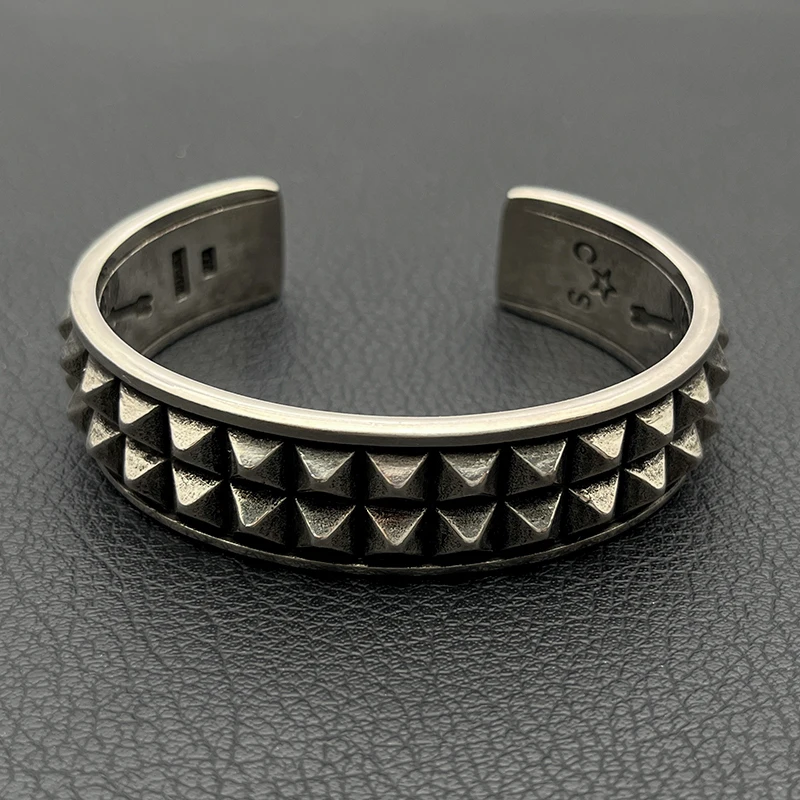 Cody spiked bracelet designer jewelry punk vintage accessories chunky man jewelry waterproof alternative gift