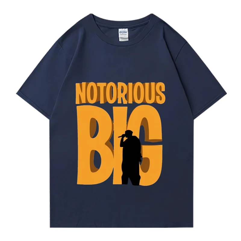 Hot rapper Notorious BIG Hip Hop print T shirt Men Women vintage oversized streetwear Unisex 100% Cotton short sleeve T-shirts