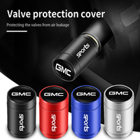 4Pcs Metal Tire Valve Caps Car Dust Proof Cap For GMC Terrain Sierra 1500 Yukon Acadia Savana Hummer Granite H3 Jimmy Graphyte