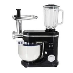 Chef Machine Professional 6L kuchnia ciasto 3 w 1 pomoc Blender do żywności krem trzepaczka ciasto z miską Metal Gear mikser na stojaku