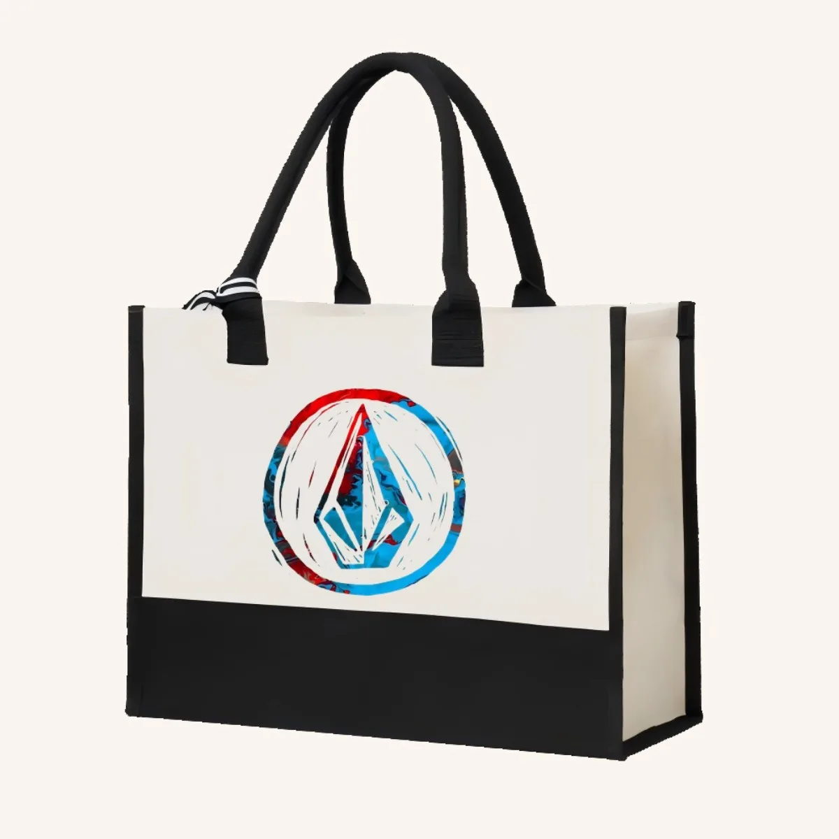 2026 جديد وصول موضة عملية واسعة قابلة لإعادة الاستخدام حمل حقيبة نمط طباعة 2 لهجة الثقيلة حقيبة كتف كبيرة للجميع