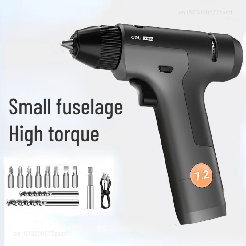 Xiaomi Deli Hand Drill Hammer Drill Brushless Drill Lithium Electric Tool Multi-function Rechargeable Electric Screwdriver Tools