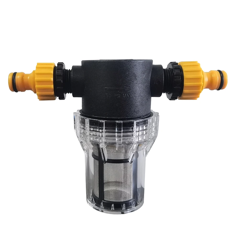 

3Pcs Set universal nipple connector High pressure car washing machine 80 mesh filter Car wash water pipe joint