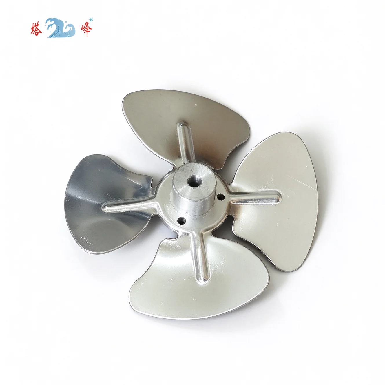 100mm-300mm diameter ventilation fan blade, Aluminum Axial Fan Blade 5 Blades small vane aluminum fan impeller 4/5/6/8mm shaft