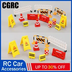 Simulation of Road Construction Traffic Scene Decoration Parts for 1/10 RC Crawler Car SCX10 90046 Traxxas TRX4 RC4WD D90 TRX-4