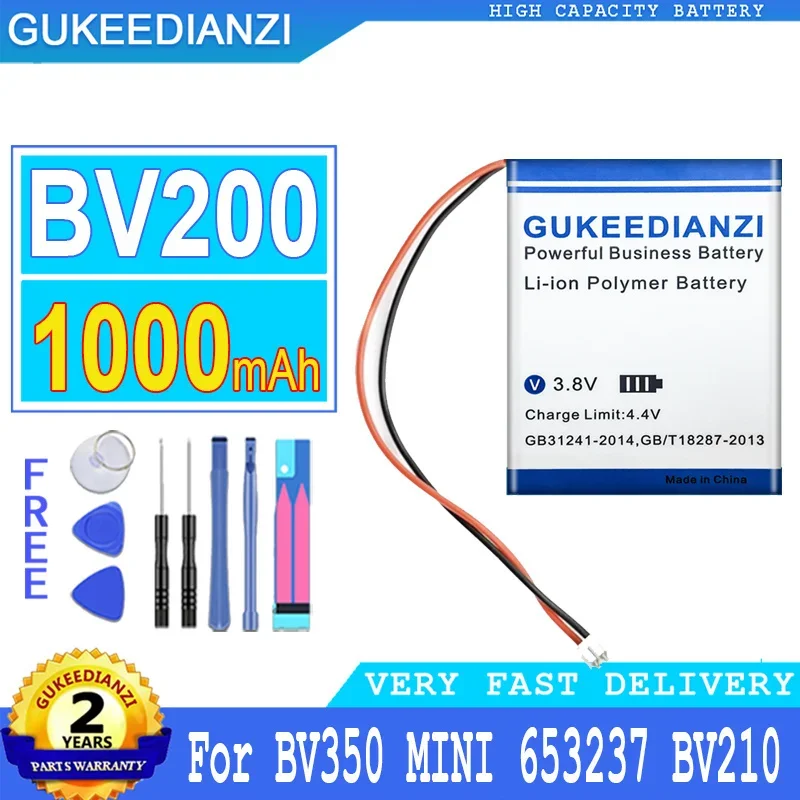 

Аккумулятор большой мощности 1000 мАч для BV200 BV350 BV210 MINI 653237