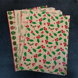 20 Sheets Kraft Tissue Paper ,14x20in Multi-Color Printed Wrapping Paper for Wrapping Gifts Birthday Party Festival Supplies