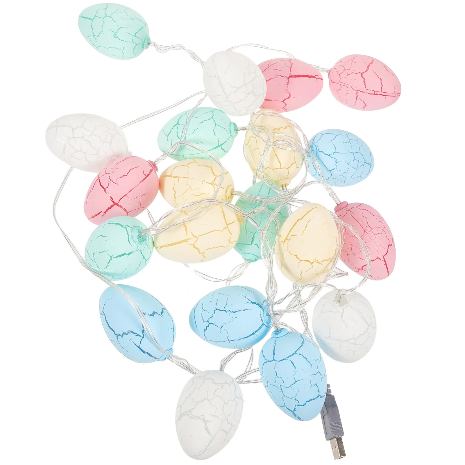 ไฟประดับรูปไข่แตกแบบ LED สำหรับเทศกาลอีสเตอร์ ไฟประดับเปลือกไข่ สำหรับตกแต่งงานปาร์ตี้ สร้างบรรยากาศ แสงไฟตกแต่งฉากหลัง