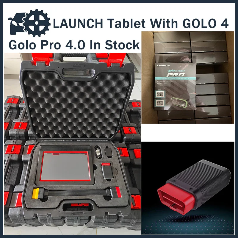 

LAUNCH X431 Tablet With GOLO PRO OBD2 Diagnostic Tool OBDII Auto Scanner GoloPro For Android Support All System Diagnostics