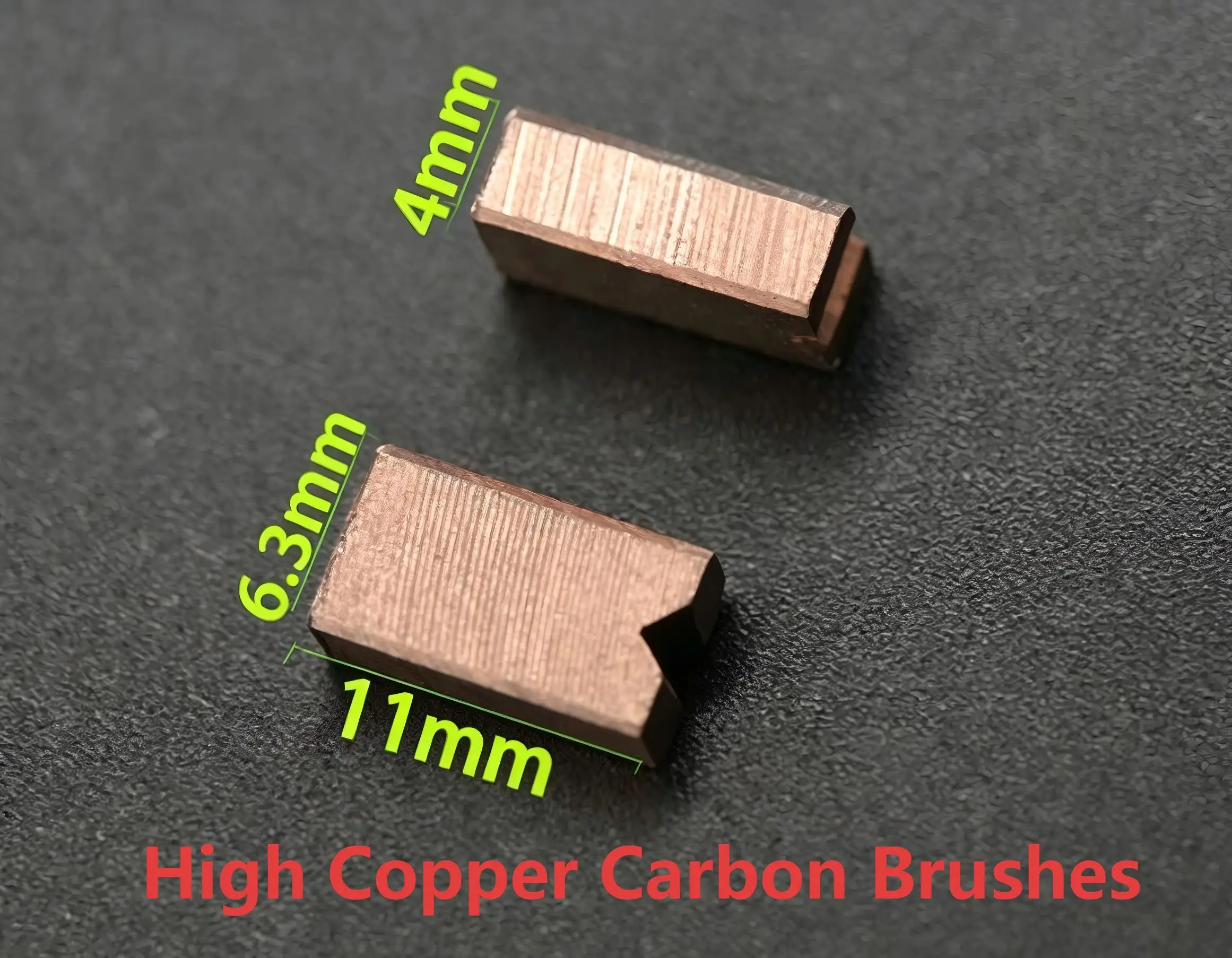 4×6.3×10 Carbon Brushes for Coffee Machine, DC Motor Carbon Brushes 4*6.3*10, Special Carbon Brushes for Coffee Grinder,4*6.3*11