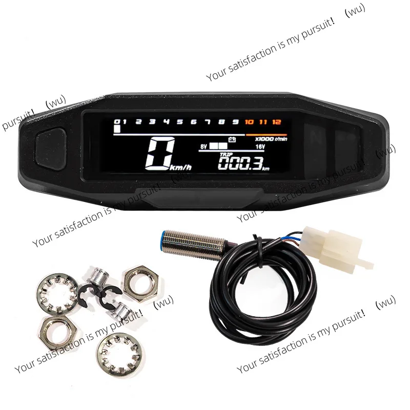 

Прибор для модификации мотоцикла, жидкокристаллический электронный спидометр высокого разрешения, измеритель скорости масла, универсальный EFI