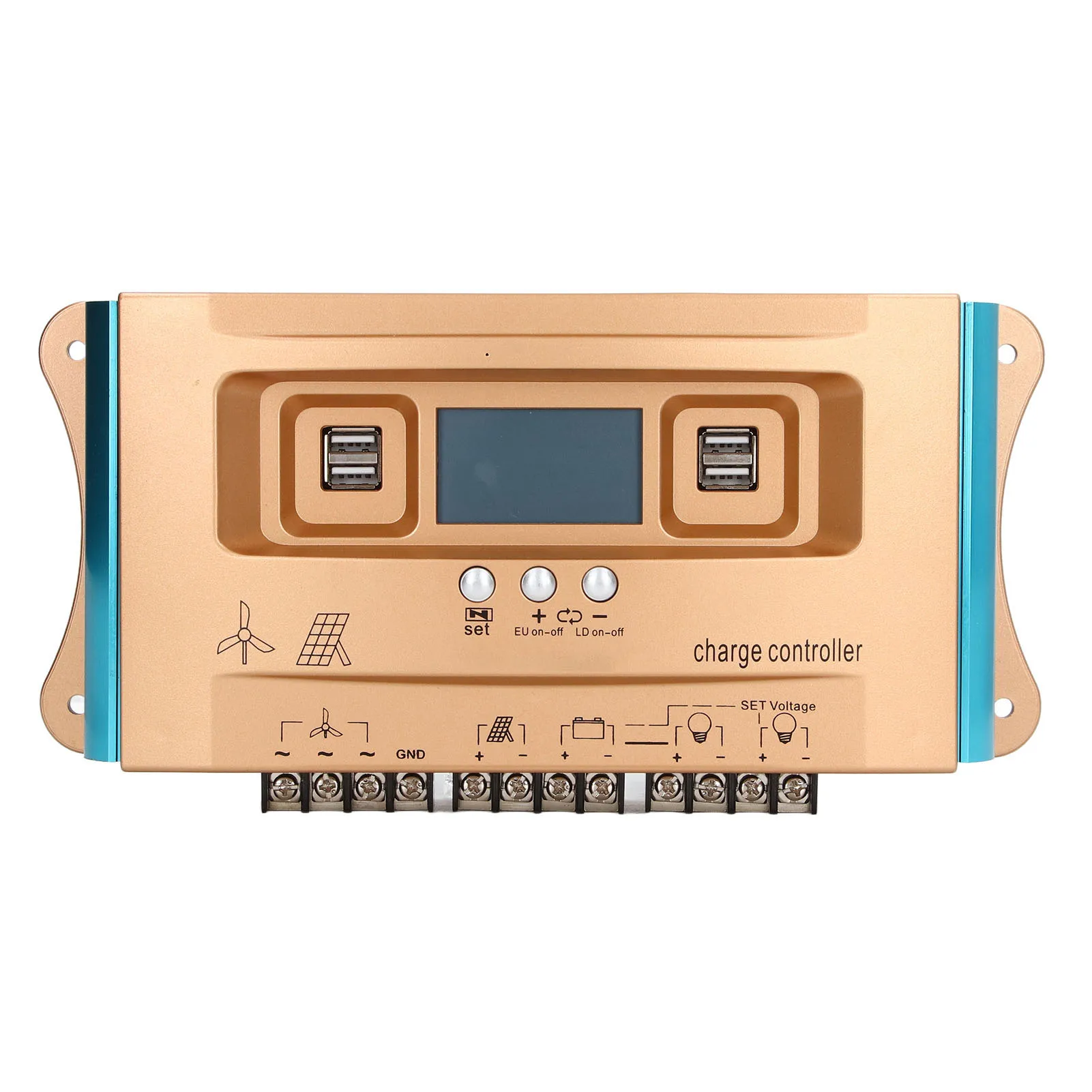 جهاز التحكم بالشحن بالطاقة الشمسية MPPT حماية الشحن الزائد منظم الشحن الشمسي لـ RV 12V 24V 36V 48V 60V 60A 780W