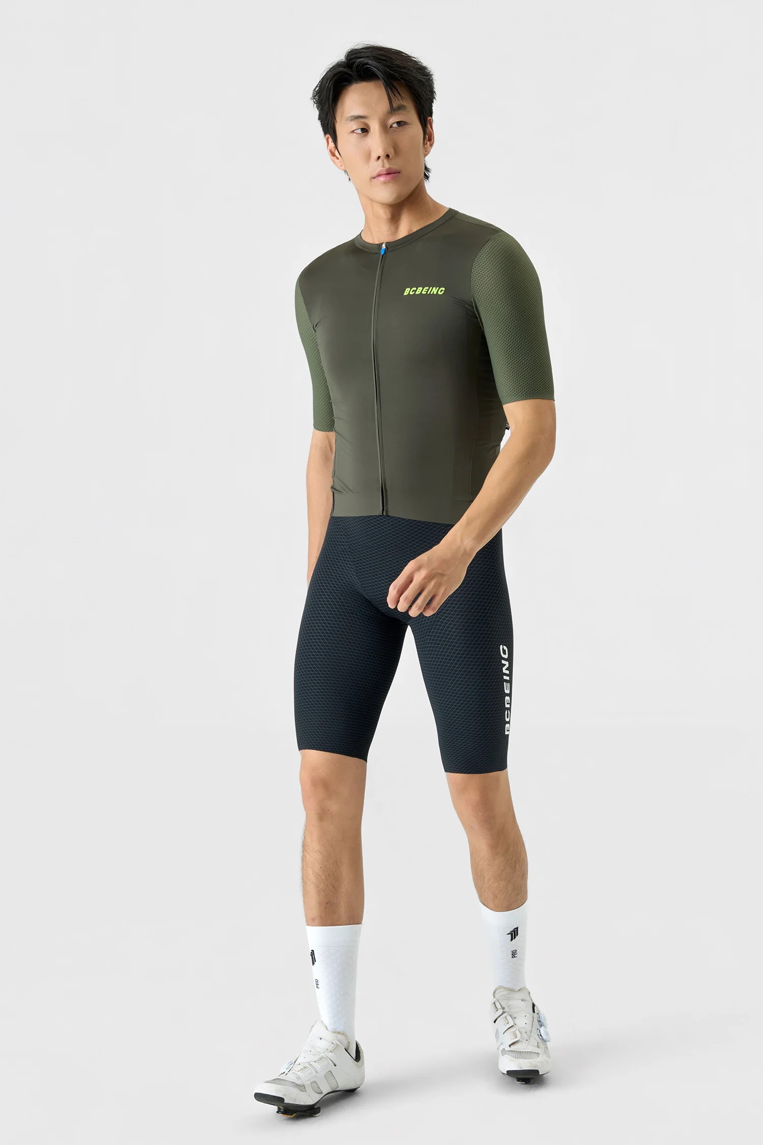 BCBE-ING Leichtes Radtrikot für Herren und Damen, atmungsaktives 3D-Netzgewebe, Fahrradtrikot mit kurzen Ärmeln, Radtrikot. – Detail 15