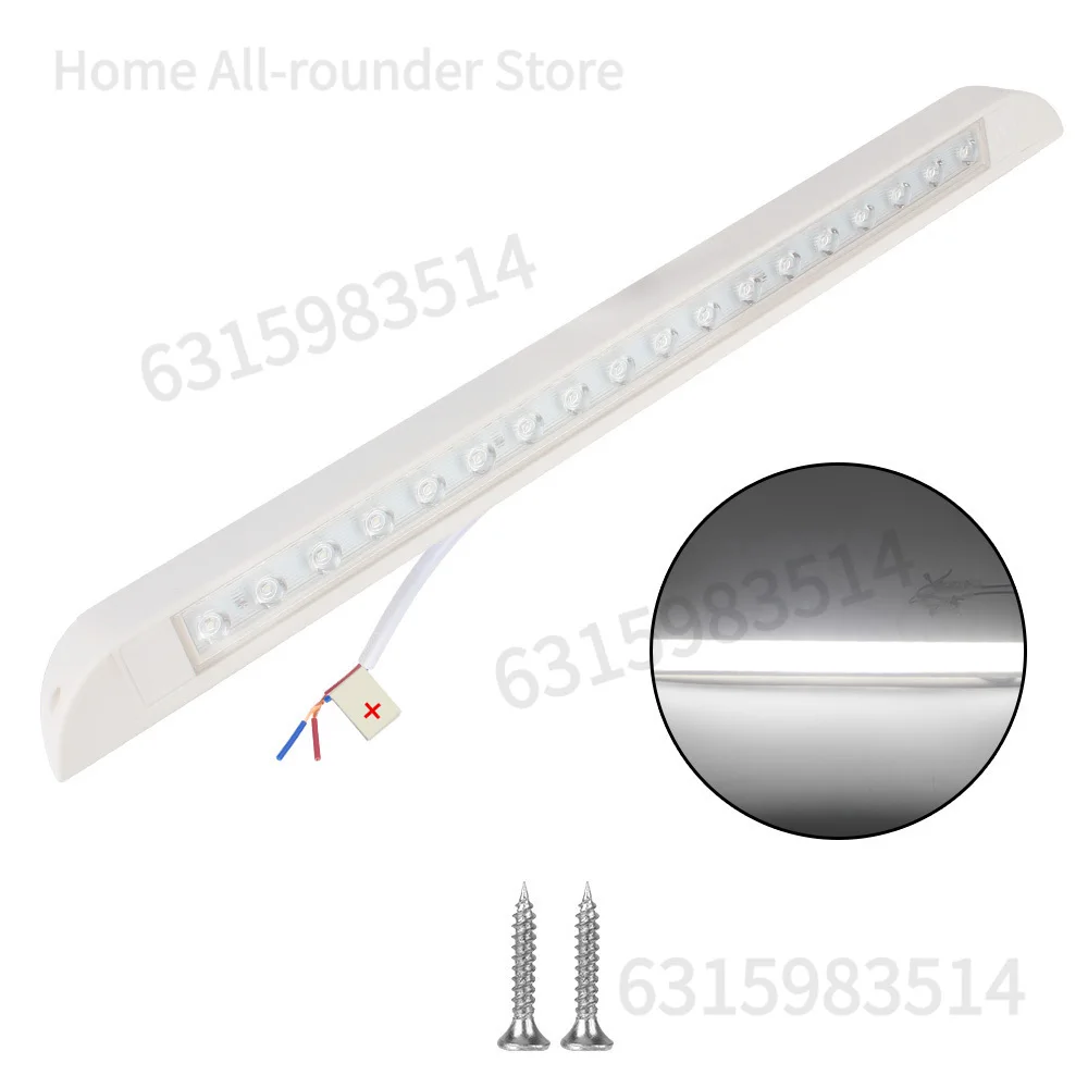 6000k معدات التخييم الخفيفة في الهواء الطلق ل RV قافلة مصابيح الحائط الداخلية مقطورة مصباح خارجي 18 LED المظلة مصباح 12-28 فولت