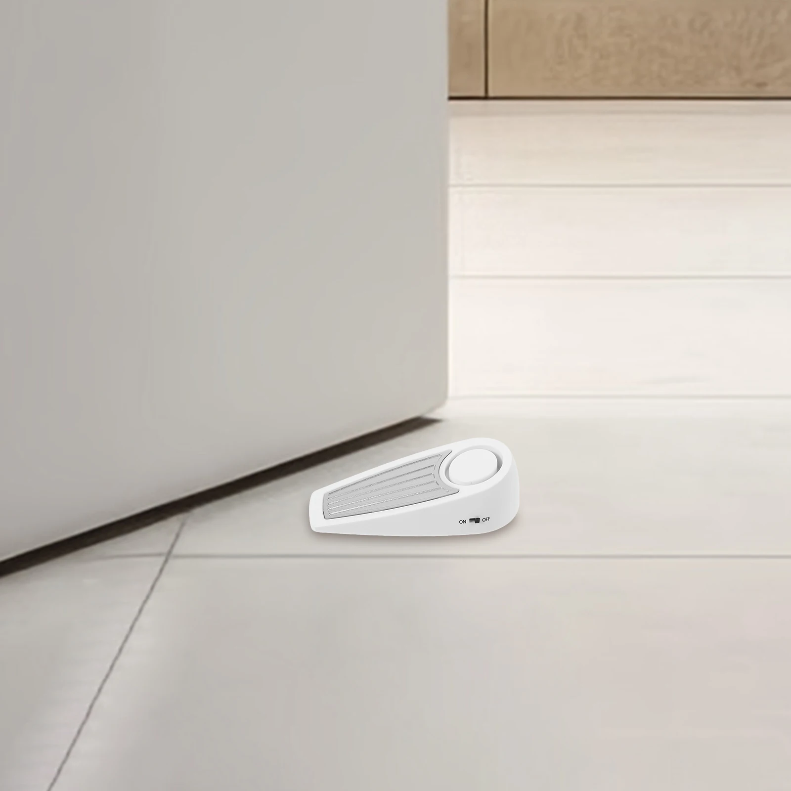 

Vibration Sensing Alarm Stopper Security Stoppers Wedge Floor ABS Compact Sturdy Durable Outdoor Indoor Home Office Garage Glass