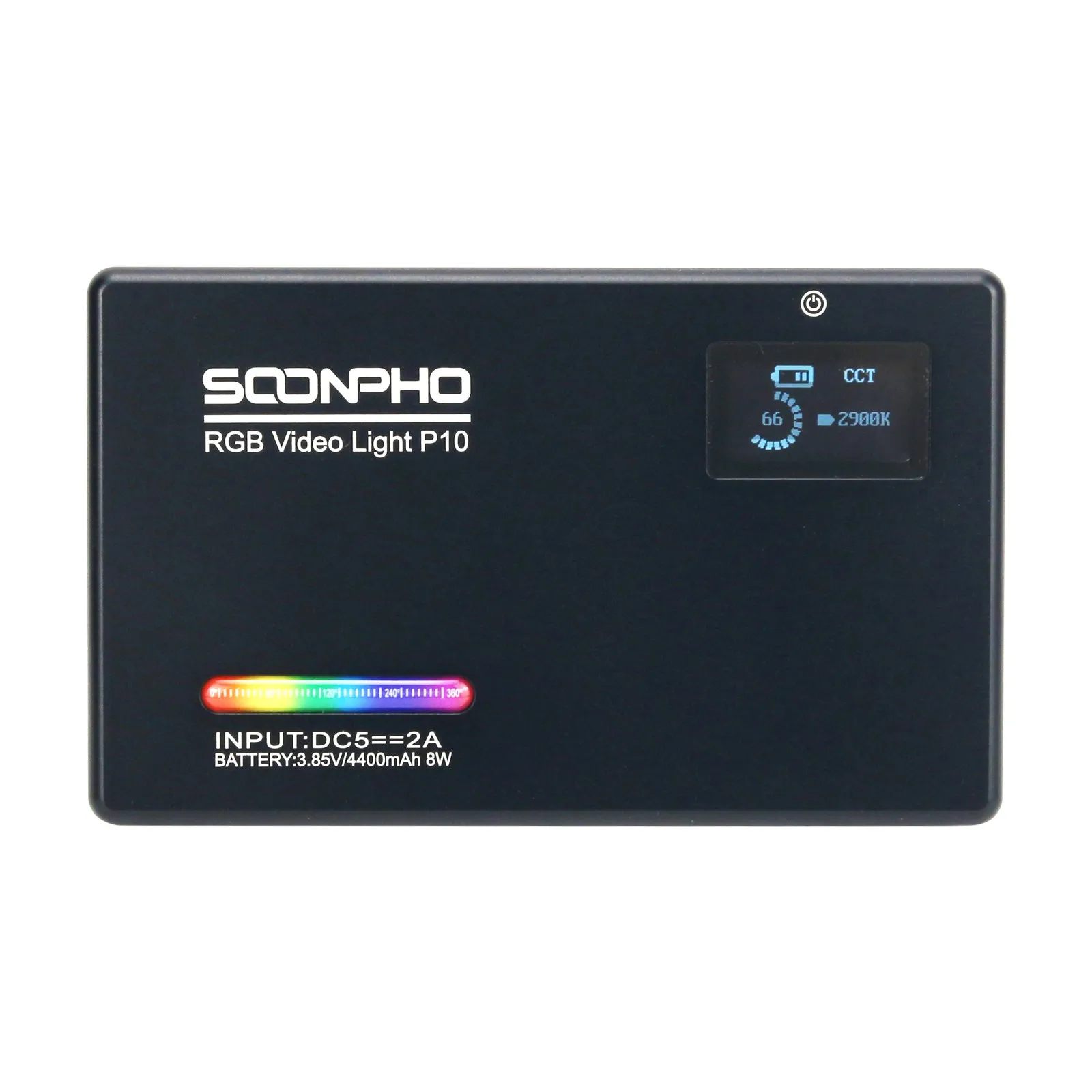 อุปกรณ์เสริมการถ่ายภาพ Soonpho ไฟวิดีโอ RGB รุ่น P10 แผงไฟปรับสีได้เต็มรูปแบบ สำหรับสตูดิโอถ่ายภาพและวิดีโอ ค่า CRI 95 ชุดอุปกรณ์