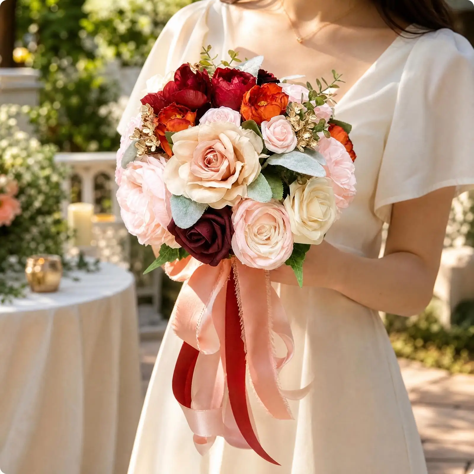 silk-botanical-bouquet-with-trailing-ribbons-lightweight-layered-flower-bouquet-with-decorative-sprigs-low-maintenance-for