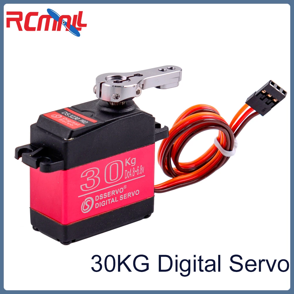 DS3230 Pro Digitale Servo 30KG Hoog Koppel IP66 Waterdicht Volledig Metal Gear 180/270 Graden voor 1:8 1:10 1:12 RC Auto Robot