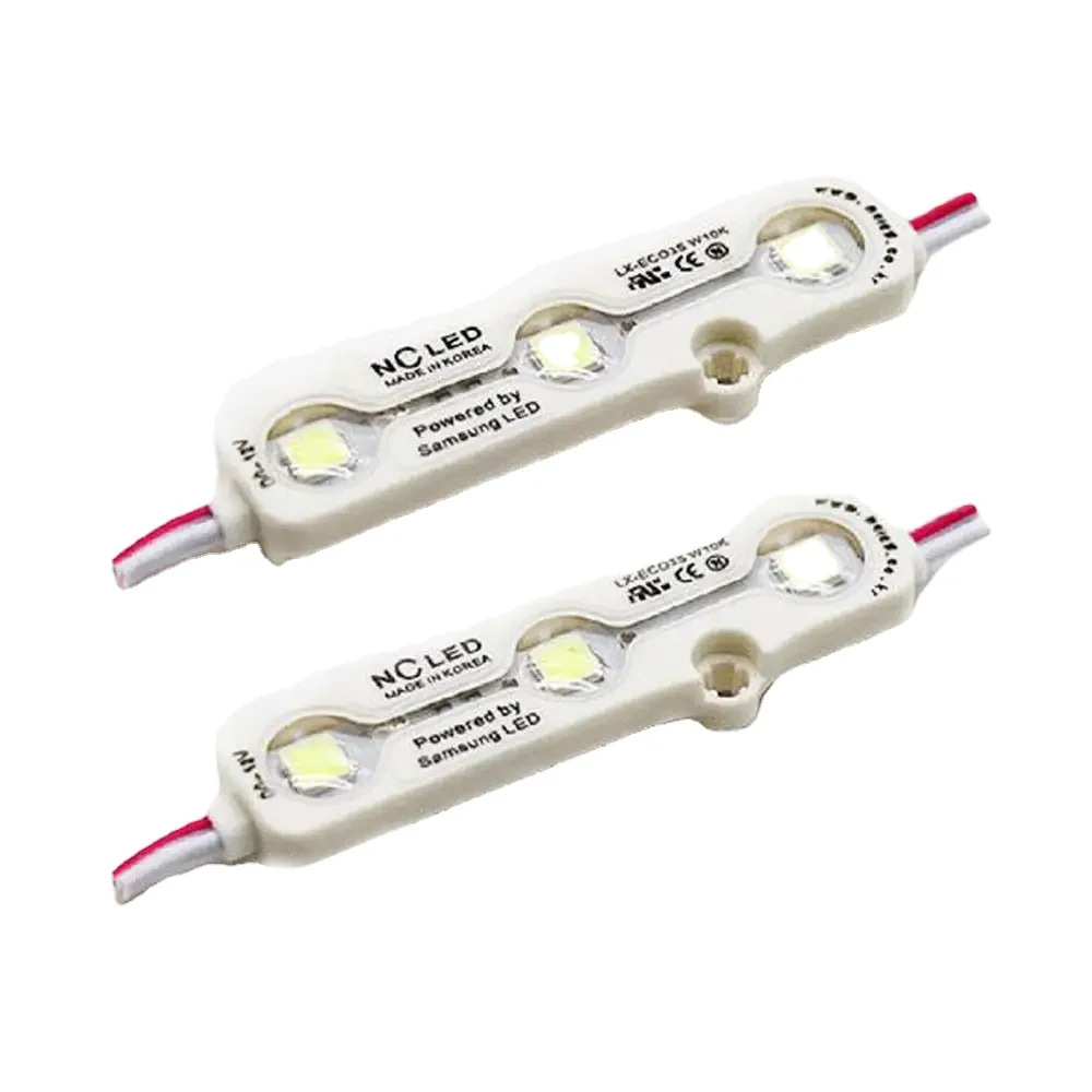 

Впрыск светодиодный модуль водонепроницаемый SMD 5054 светодиодная подсветка DC12V SMD5054 3 светодиода IP68 для освещения