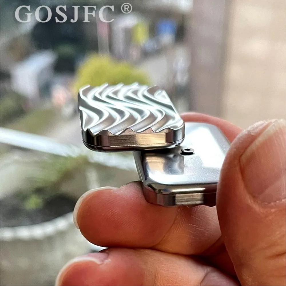 Jouets illimités de Fidget de curseur de poussée de titane de vague pour le Spinner de Fidget d'adultes