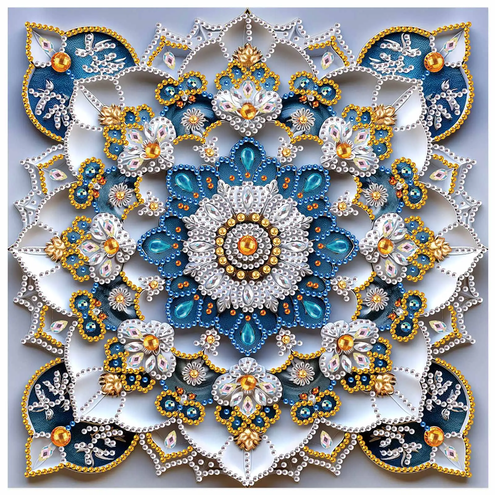 Diamond Art Painting Kit for Adults,DIY Pattern flower Special Shape Diamond Art Kit for Beginner for Home Wall Decoration Gift