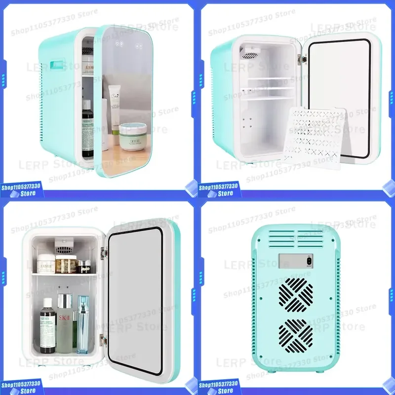 HOT SELLING 8L Makeup Refrigerator Mini Fri for Bedroom Customize Display Beauty Refrigeratore with Mirror Cosmetic