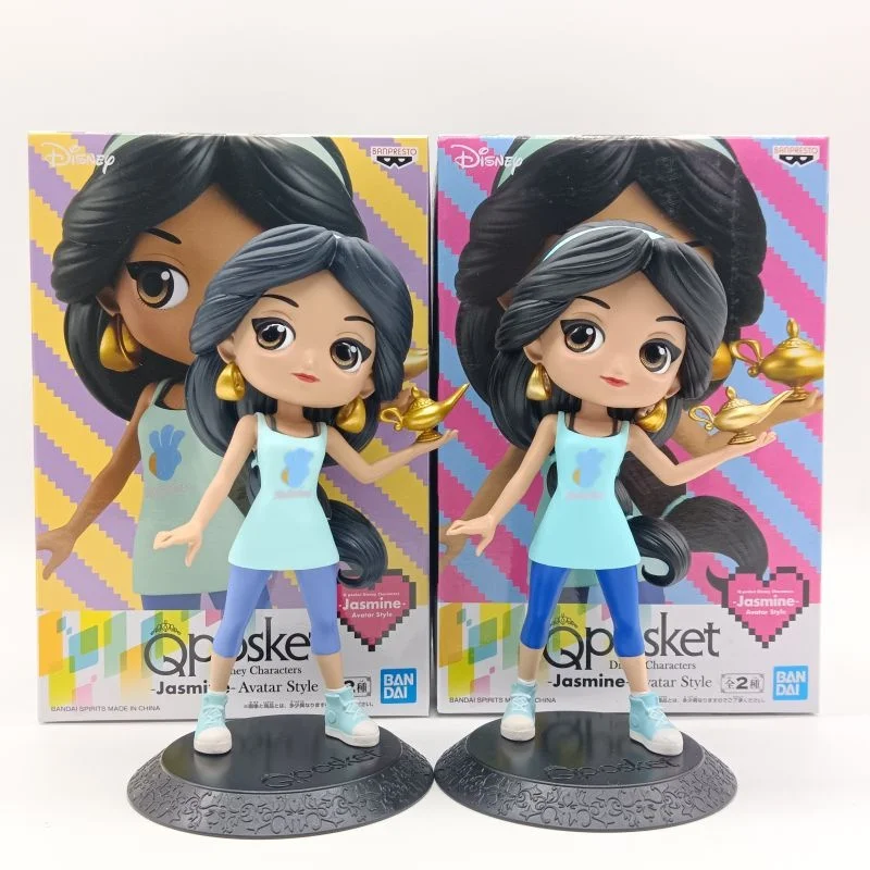 

Hot Sale Original Disney Qposket Casual Style Jasmine Princess Version Action Figures Collectibles Ornaments Toys Gifts