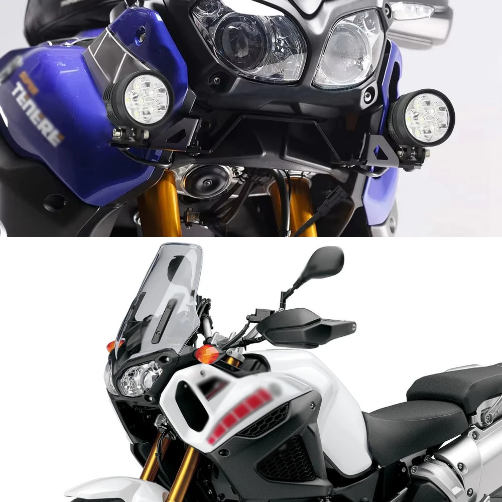 For Yamaha xt 1200 Z XT1200Z XTZ 1200 Super Tenere 2014 - Motorcycle Auxiliary Headlight support light holder Fog light bracket