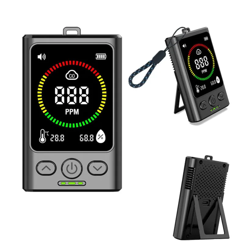 

Portable Carbon Monoxide Detector for Travel - Battery Powered Carbon Monoxide Detectors Suitable for Hotel, Camping, Car, RV