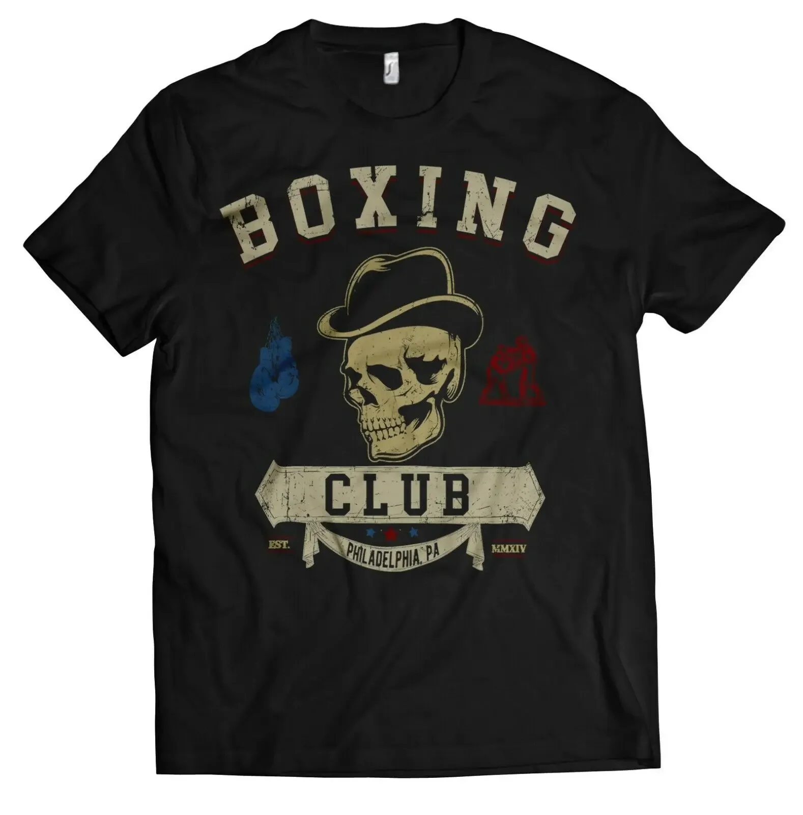 

T-Shirt Boxing Club Old School Boxes Fight Mma Fight T-Shirt Gym
