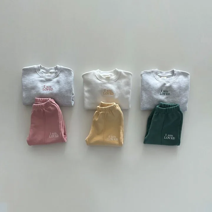 Korea 2024 chłopięce haftowane niedźwiedzie bluza z długim rękawem + spodnie bawełniane Casual Jogger 0-6 lat jesienna odzież