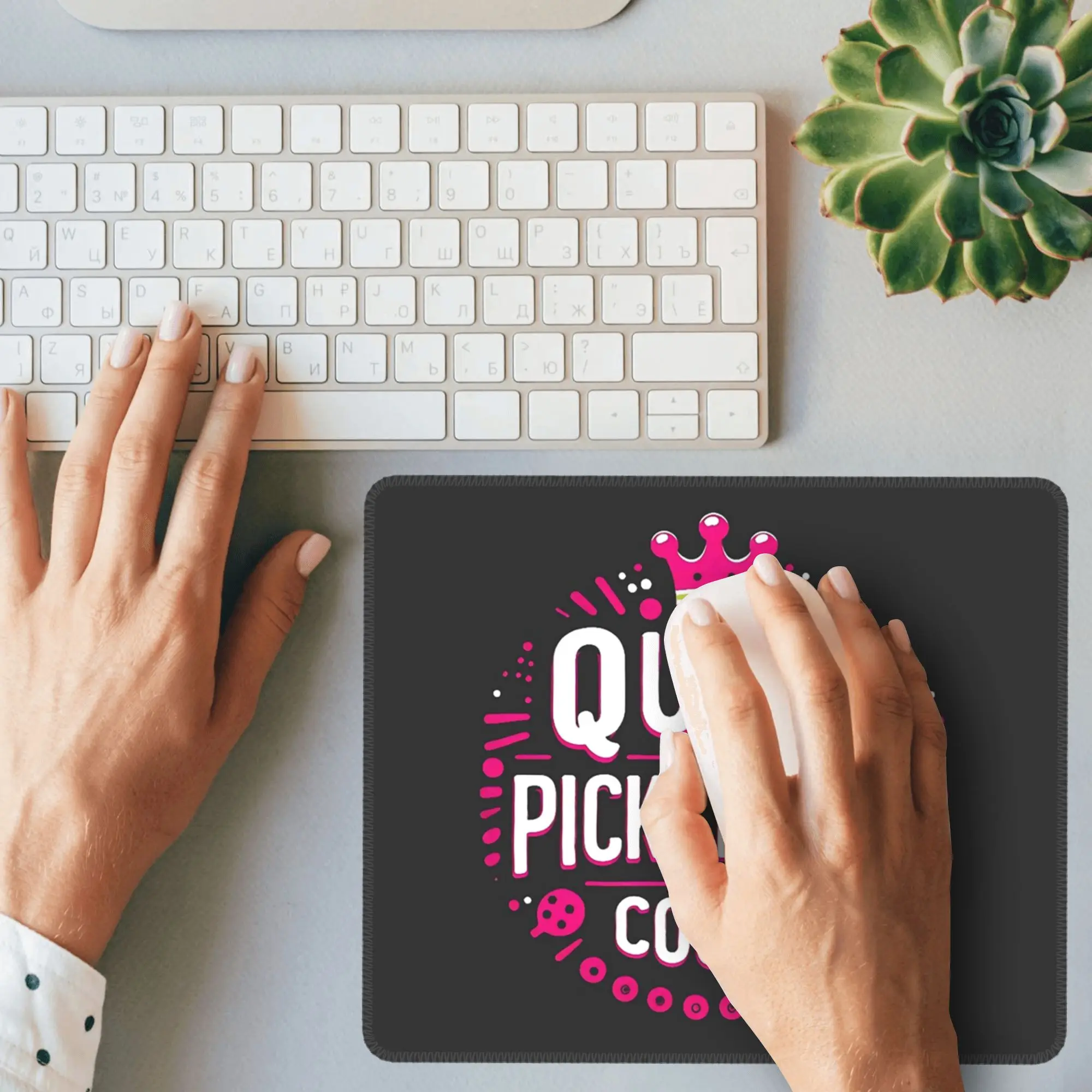 rainha-do-pickleball-tribunal-rosa-coroa-mouse-pad-teclado-do-computador-mouse-tapete-de-jogos-pc-portatil-mesa-tapete-de-mesa-de-escritorio