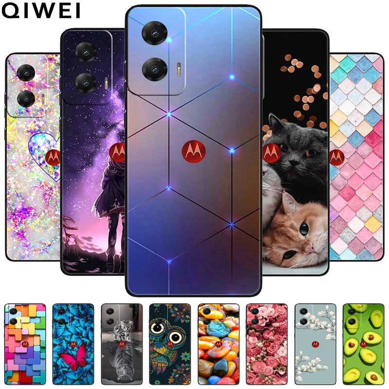 For Motorola Moto G85 Case  6.67'' Luxury TPU Silicone Soft Phone Cover for Moto G85 5G Shockproof Bumper Shell Funda G 85 Cute