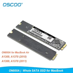 OSCOO SATA3 SSD 128GB 512GB M2 PCIe NVM Internal Solid State Drive Hard Disk SSD 1TB For 2010 2011 Macbook Air A1370 A1369 SSD