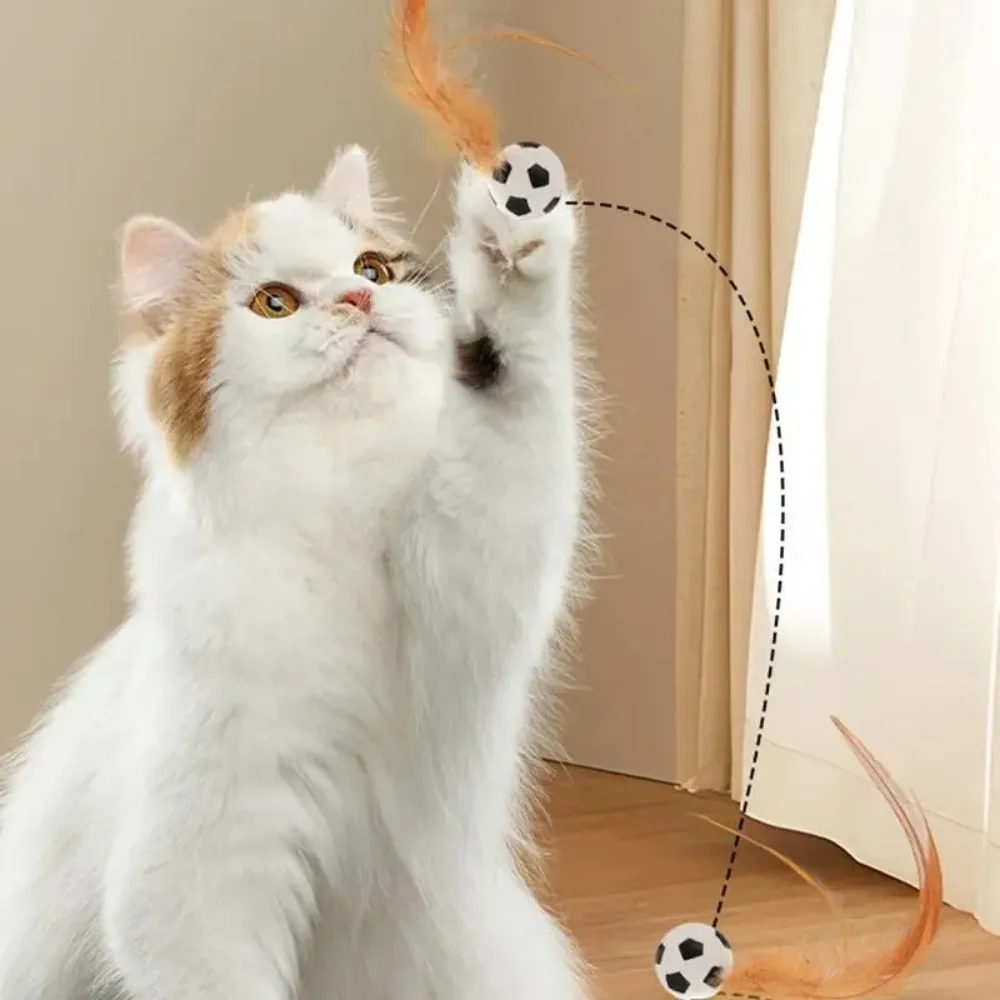 Funny Silicone Cat Toy Balls Durable Easy to Use Indoor Rolling Magic Ball Small Cat Teasing Stick