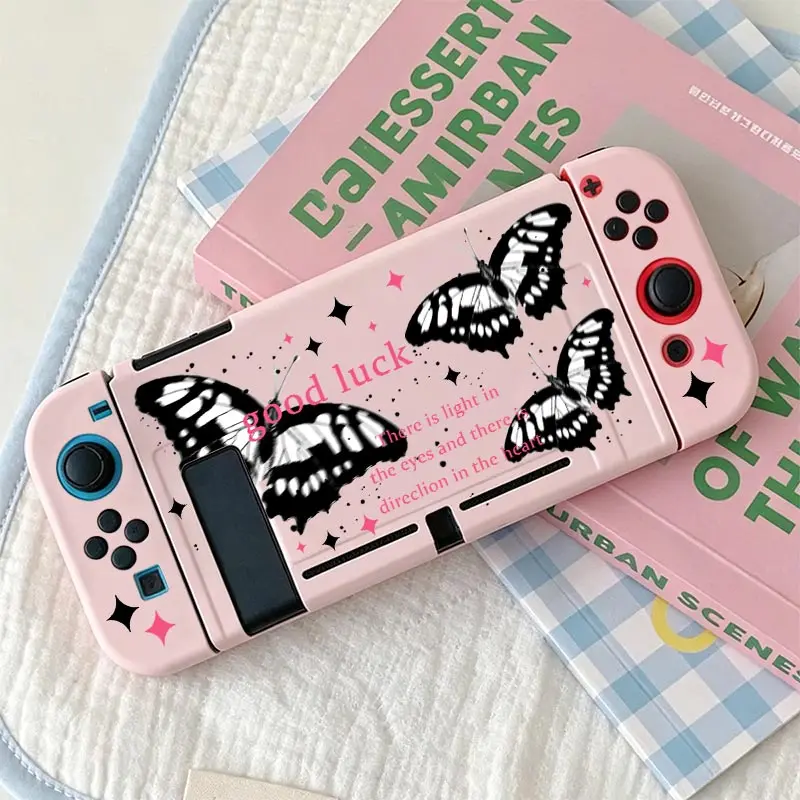 Ultra-slim Shock-absorbing Case Anti-Scratch Shell Protector for Nintendo Switch NS Game Console TPU Split Protective Case