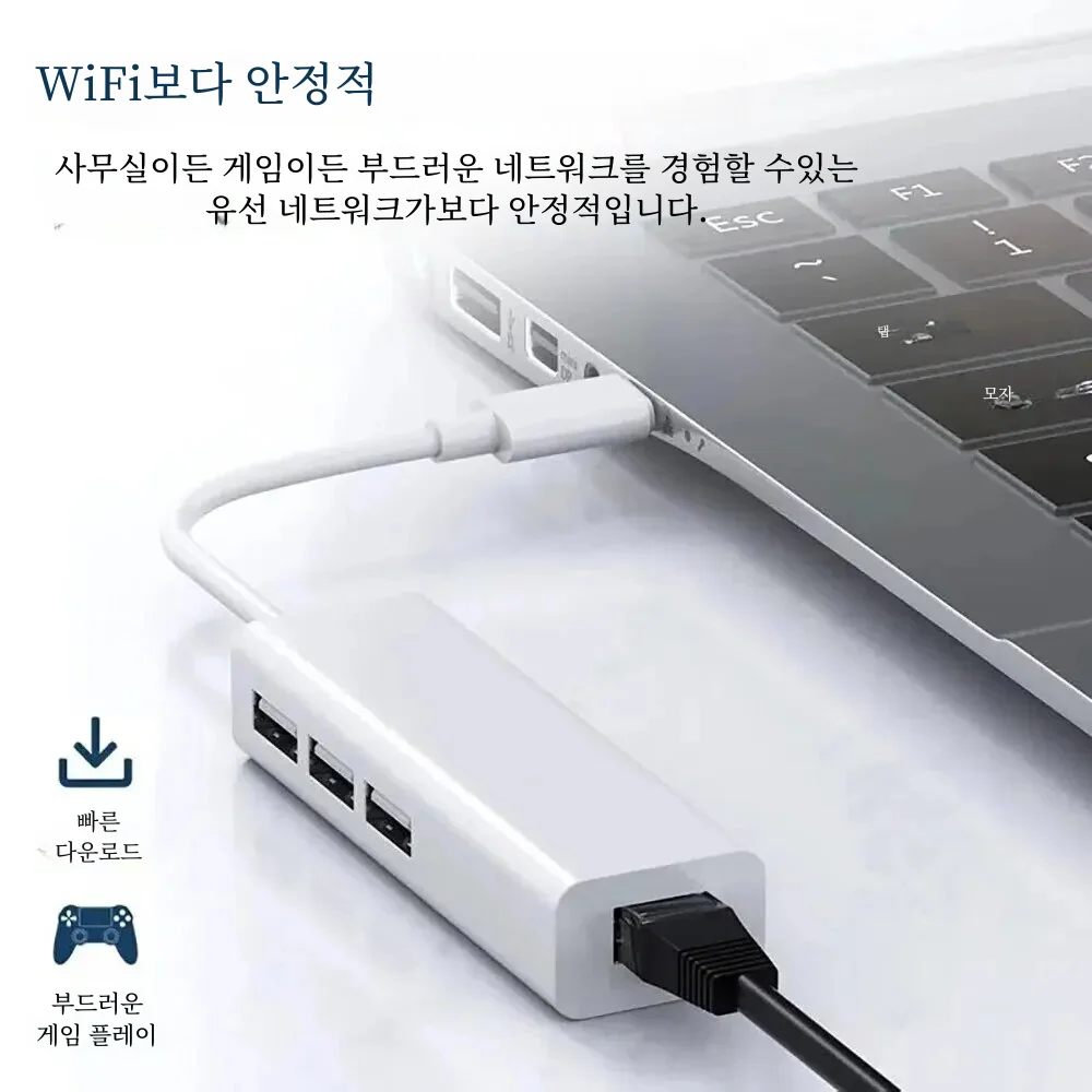 USB C сетевая карта 100 Мбит/с, USB к RJ45 Ethernet Lan адаптер 3 USB 2,0 Тип C концентратор для MacBook Xiaomi Samsung Huawei ПК компьютера