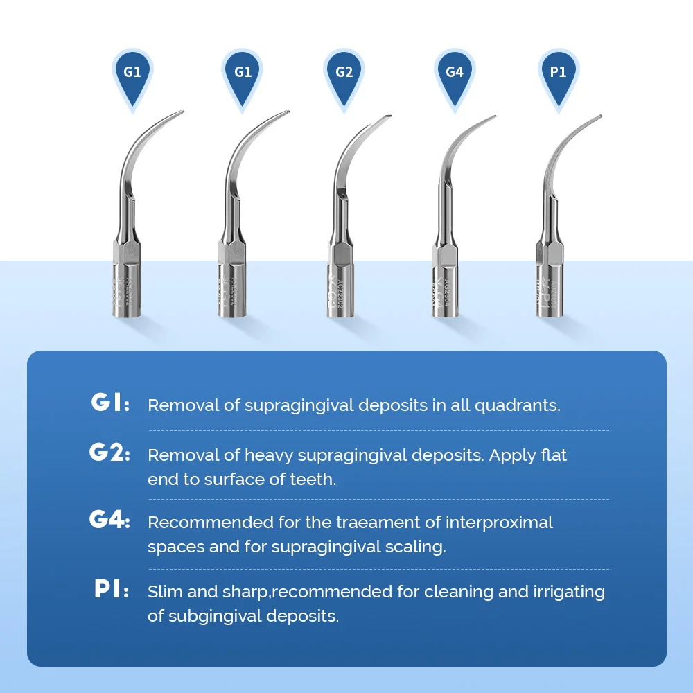 JOY DENTAL ultradźwiękowy skaler dentystyczny czyszczenie jamy ustnej kamień dentystyczny plamy dymu skaler Teeth Perio skalowanie z końcówką LED