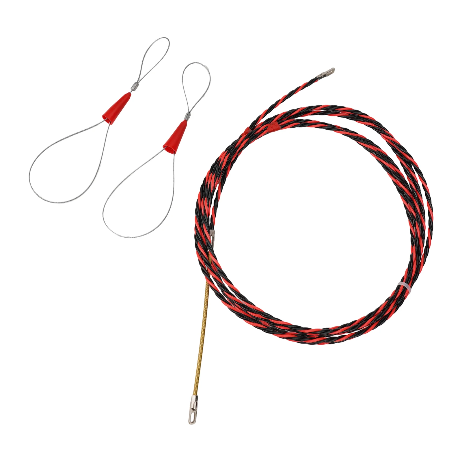 Electrician Electrical Wire Threading Device with Fiberglass Tape for Easy Access under Floorboards and Above Ceiling