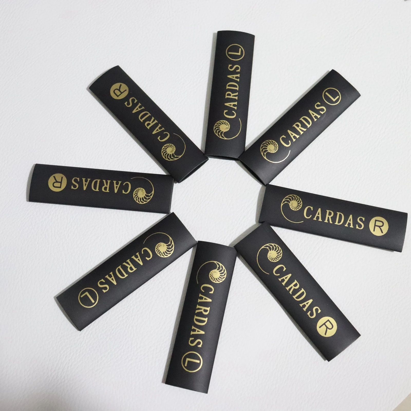 새로운 CARDAS 로고 라벨 for7-15mm 와이어 직경 절연 열 수축 튜브 DIY 오디오 케이블 스피커 와이어 L/R 수축 튜브 라인 파이프