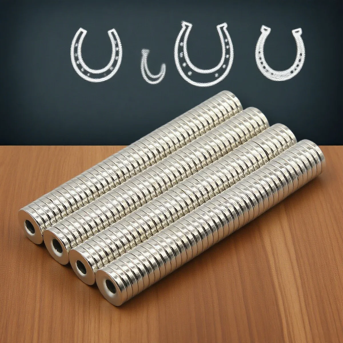 

15x3-4mm Toolbox Magnets, for Garage, Warehouse, Trace-free Fixing, Perfect for Engineers to Organize Small Parts Easily