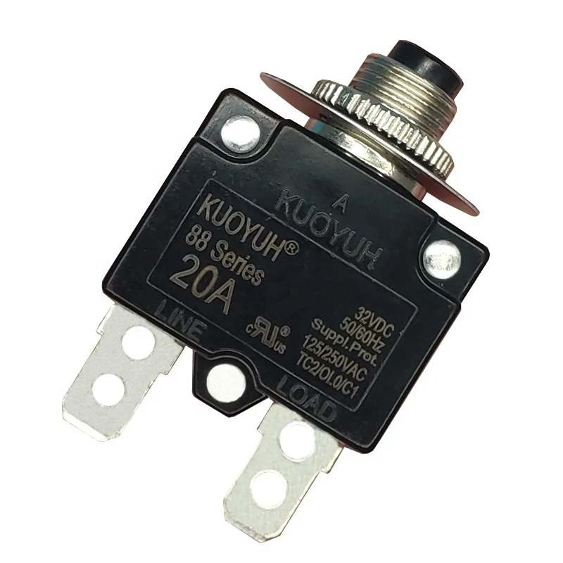 

Kuoyuh 88 series 20A waterproof motor thermal protector electronic disyuntor circuit breaker