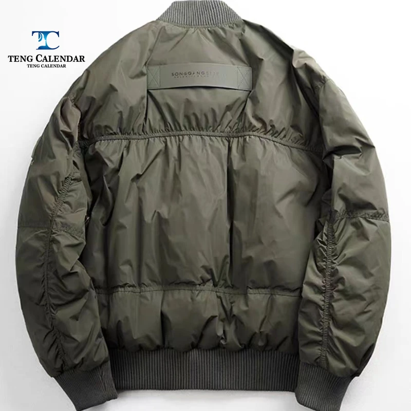 Men's Thick Warm Baseball Suit, Pilot Couple Jacket, Handsome Down Trend, Autumn and Winter, New, 2025